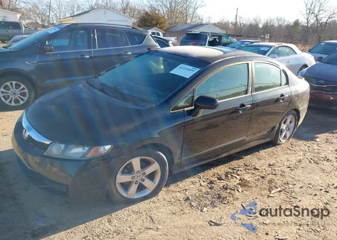 2009 Honda Civic Lx-S из США, поврежденный, VIN 19XFA16649E022953